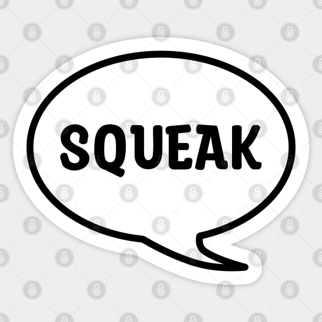 SQUEAK Sticker by DeguArts